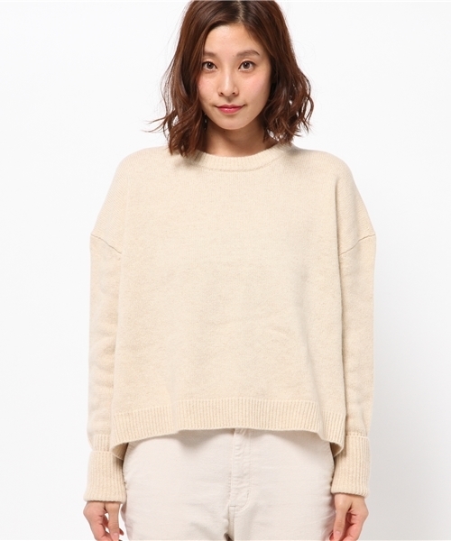 JOURNAL STANDARD(ジャーナルスタンダード)の「カシミヤウールビッグシルエットクループルオーバー#(ニット/セーター・レディース・ベージュ/ライトグレー/チャコールグレー・FREE)」の17枚目の写真