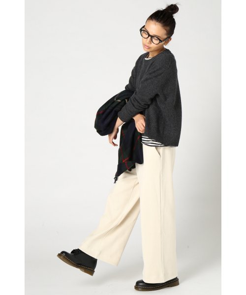 JOURNAL STANDARD(ジャーナルスタンダード)の「カシミヤウールビッグシルエットクループルオーバー#(ニット/セーター・レディース・ベージュ/ライトグレー/チャコールグレー・FREE)」の11枚目の写真