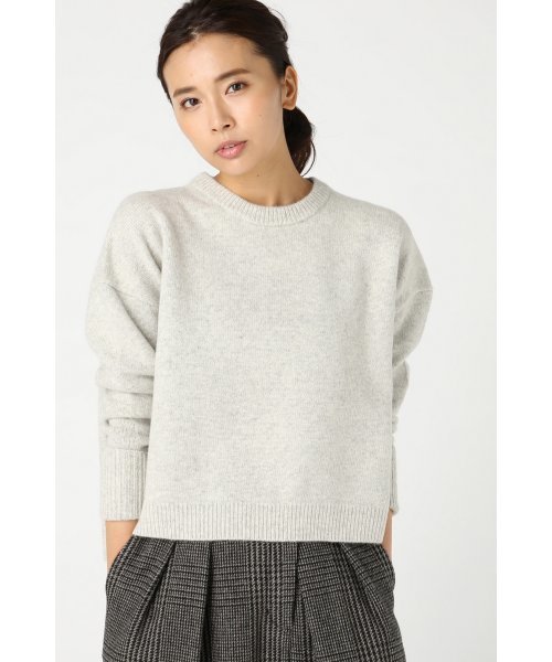 JOURNAL STANDARD(ジャーナルスタンダード)の「カシミヤウールビッグシルエットクループルオーバー#(ニット/セーター・レディース・ベージュ/ライトグレー/チャコールグレー・FREE)」の21枚目の写真