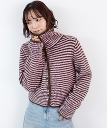 レディースのトップス（ピンク/桃色系・ボーダー柄）ファッション通販