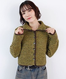 ABYS | 配色ボーダーニットトップス(ニット/セーター)