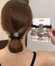 NO WAY（ノーウェイ）の「/Bz/キラキラスクエアヘアゴム(RZ)（ヘアゴム）」