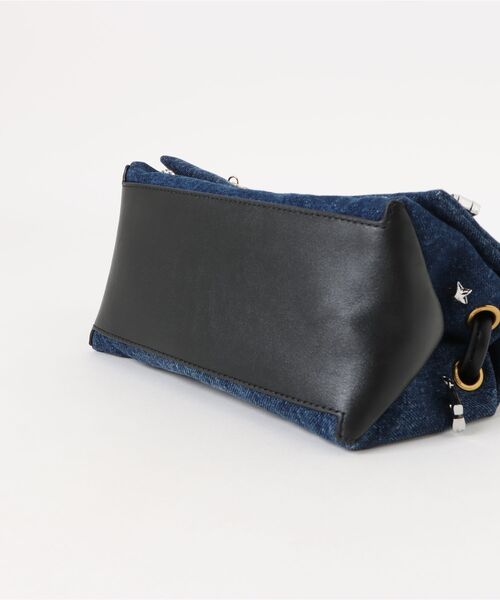 TRINKET CHARM DENIM MINI DUAL BAG/ザ トリンケット チャーム デニム