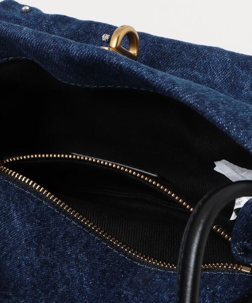 TRINKET CHARM DENIM MINI DUAL BAG/ザ トリンケット チャーム デニム