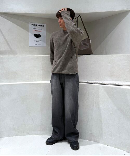 INSILENCE(インサイロンス)の「ダメージウォッシュデニムパンツ グレー(デニムパンツ・レディース・その他・LARGE/SMALL/MEDIUM)」の5枚目の写真