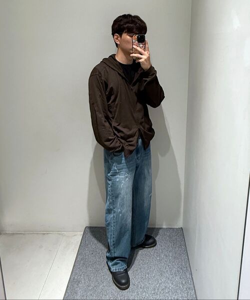 INSILENCE(インサイロンス)の「ダメージウォッシュデニムパンツ グレー(デニムパンツ・レディース・その他・LARGE/SMALL/MEDIUM)」の6枚目の写真