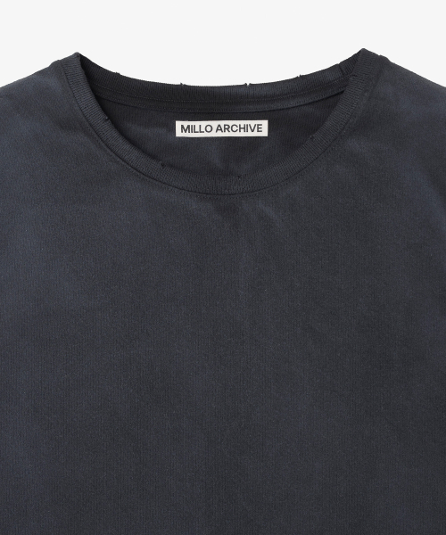 Millo Archive(ミロ アーカイブ)の「クレードルダメージスリーブレス【ウォッシュドブラック】(Tシャツ/カットソー・メンズ・その他・MEDIUM/LARGE/X-LARGE)」の2枚目の写真