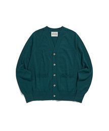 WHOLEGARMENT CARDIGAN [Blue Green]