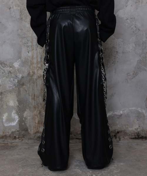 セール】PUサスペンダージョガーパンツ（カーゴパンツ）｜Amilige