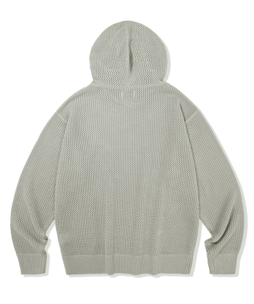 F.ILLUMINATE(フィルミネイト)の「シンボルメッシュフードニット-ベージュ(ニット/セーター・レディース・その他・SMALL/MEDIUM/LARGE)」の2枚目の写真