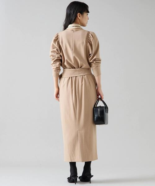 Tiara（ティアラ）の「リボンタイトスカート（スカート・レディース・ブラック/ベージュ/イエロー・2/4/3）」の13枚目の写真