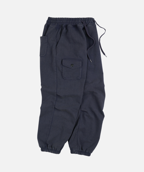 FRIZMWORKS(フリズムワークス)の「ARMY TWO TUCK SWEAT PANTS _ NAVY(その他パンツ・メンズ・その他・SMALL/MEDIUM/LARGE/X-LARGE)」の2枚目の写真