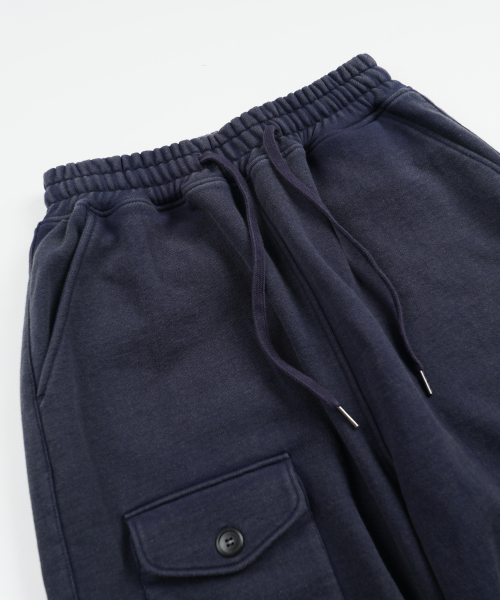 FRIZMWORKS(フリズムワークス)の「ARMY TWO TUCK SWEAT PANTS _ NAVY(その他パンツ・メンズ・その他・SMALL/MEDIUM/LARGE/X-LARGE)」の4枚目の写真