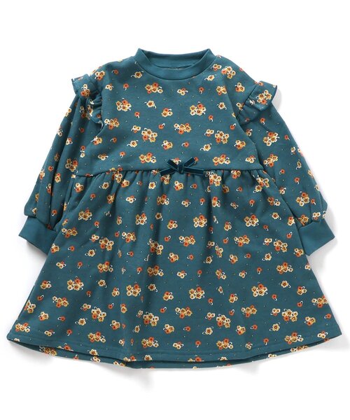 apres les cours（アプレレクール）の「【WEB限定】まいにち裏シャギーワンピ_ジュニア対応（ワンピース・キッズ・ブラック/アイボリー/グリーン/レッド・80/90/100/110/120/130/140）」の16枚目の写真