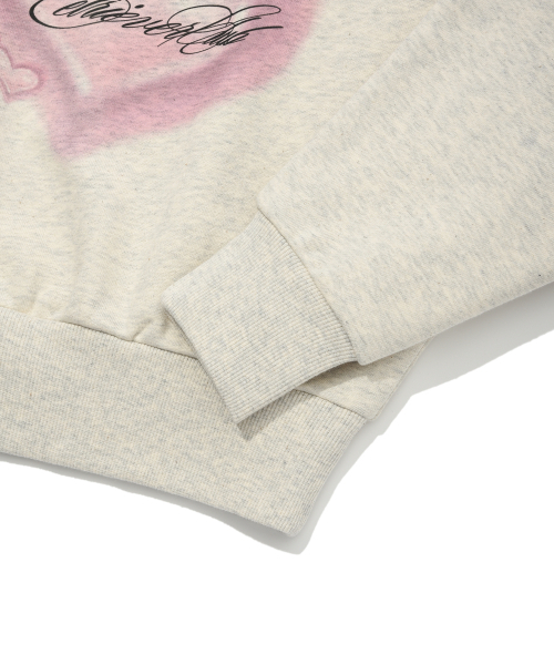 Retriever Club（レトリーバークラブ）の「HEART CROP CREWNECK [OATMEAL]（スウェット・レディース・その他・MEDIUM/SMALL）」の6枚目の写真