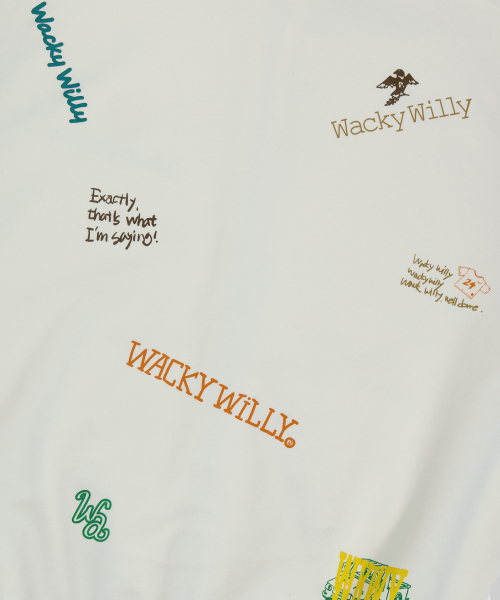 Wacky WiLLy(ワッキーウィリー)の「キキオールオーバーグラフィティフードジップアップクリーム(パーカー・レディース・その他・SMALL/MEDIUM/LARGE/X-LARGE)」の8枚目の写真