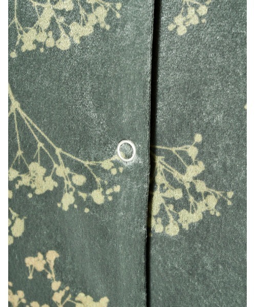 RUMCHE（ラムシェ）の「Tree Shade Velour Dress / ツリーシェイドベロアドレス（ワンピース・レディース・ブラック/カーキ/サックスブルー・SMALL/MEDIUM）」の8枚目の写真