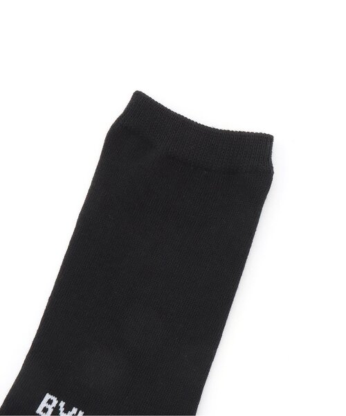 by LOVEiT（バイラビット）の「【卒服】ロゴクルーソックス（ソックス/靴下・キッズ・ブラック/オフホワイト・L/M）」の3枚目の写真