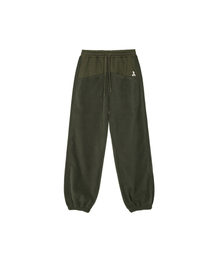 COLORATION FLEECE JOGGER PANTS - KHAKI