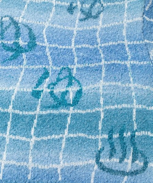 go slow caravan（ゴースローキャラバン）の「ゆったり銭湯MIX ニットセーター（ニット/セーター・メンズ・ライトブルー/ライトグリーン・LARGE/MEDIUM）」の6枚目の写真