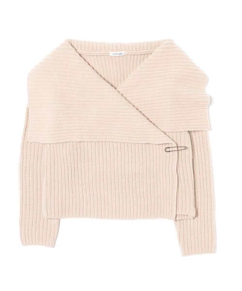 セール】ウールナイロン ローゲージニットトッパー（ニット/セーター