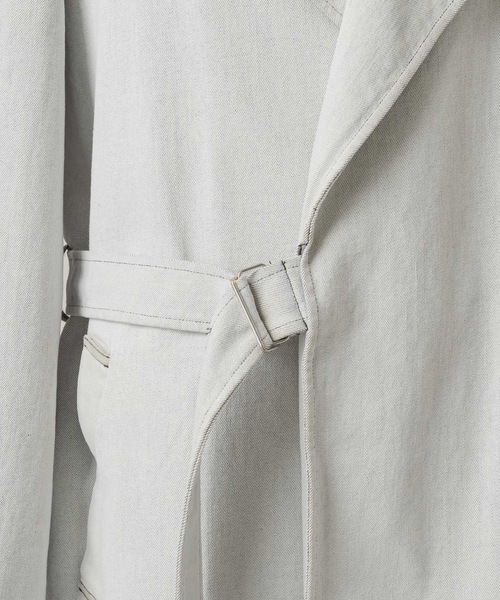 CASPER JOHN(キャスパージョン)の「Tielocken shop coat/タイロッケンショップコート(その他アウター・メンズ・ブラック/ホワイト・LARGE/MEDIUM/SMALL/X-SMALL)」の14枚目の写真
