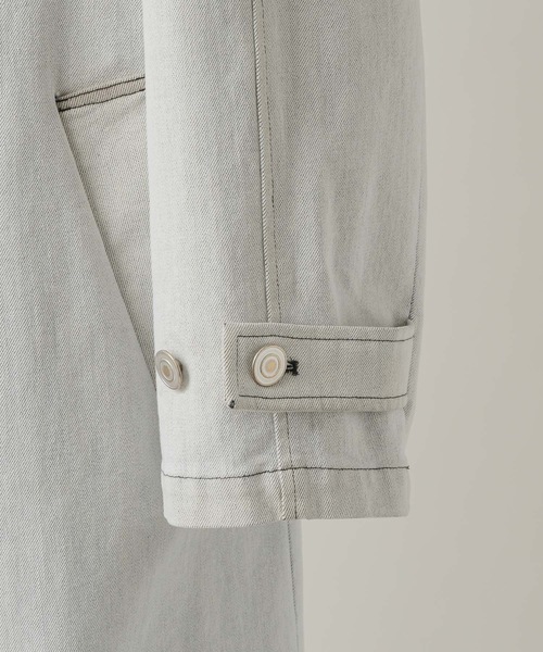 CASPER JOHN(キャスパージョン)の「Tielocken shop coat/タイロッケンショップコート(その他アウター・メンズ・ブラック/ホワイト・LARGE/MEDIUM/SMALL/X-SMALL)」の18枚目の写真