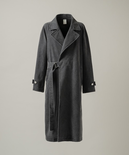 CASPER JOHN(キャスパージョン)の「Tielocken shop coat/タイロッケンショップコート(その他アウター・メンズ・ブラック/ホワイト・LARGE/MEDIUM/SMALL/X-SMALL)」の3枚目の写真