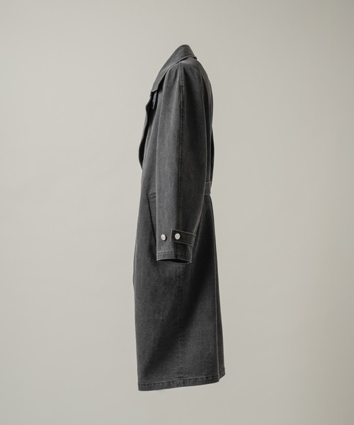 CASPER JOHN(キャスパージョン)の「Tielocken shop coat/タイロッケンショップコート(その他アウター・メンズ・ブラック/ホワイト・LARGE/MEDIUM/SMALL/X-SMALL)」の5枚目の写真