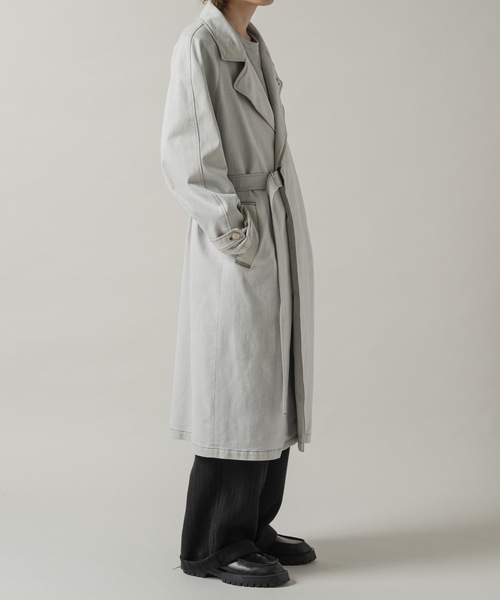 CASPER JOHN(キャスパージョン)の「Tielocken shop coat/タイロッケンショップコート(その他アウター・メンズ・ブラック/ホワイト・LARGE/MEDIUM/SMALL/X-SMALL)」の20枚目の写真