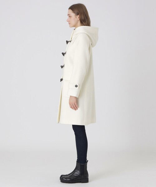 BLUE LABEL CRESTBRIDGE（ブルーレーベルクレストブリッジ）の「【一部店舗限定】メルトンダッフルコート（ダッフルコート・レディース・ダークネイビー/オフホワイト・38/36）」の3枚目の写真