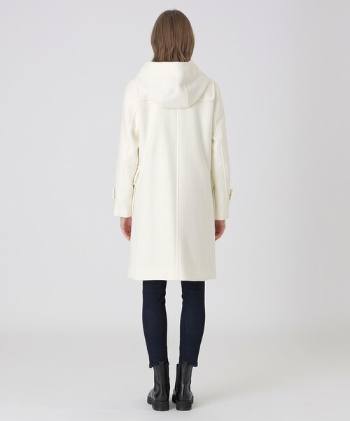 BLUE LABEL CRESTBRIDGE（ブルーレーベルクレストブリッジ）の「【一部店舗限定】メルトンダッフルコート（ダッフルコート・レディース・ダークネイビー/オフホワイト・38/36）」の4枚目の写真