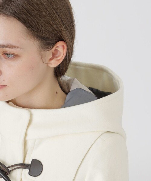 BLUE LABEL CRESTBRIDGE（ブルーレーベルクレストブリッジ）の「【一部店舗限定】メルトンダッフルコート（ダッフルコート・レディース・ダークネイビー/オフホワイト・38/36）」の5枚目の写真