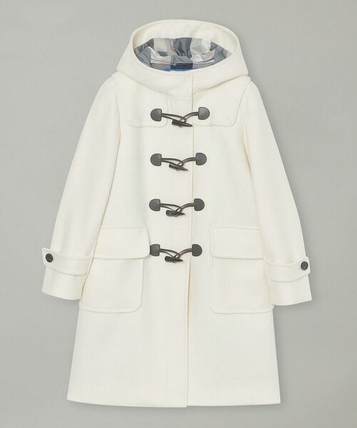 BLUE LABEL CRESTBRIDGE（ブルーレーベルクレストブリッジ）の「【一部店舗限定】メルトンダッフルコート（ダッフルコート・レディース・ダークネイビー/オフホワイト・38/36）」の8枚目の写真