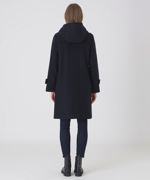 BLUE LABEL CRESTBRIDGE（ブルーレーベルクレストブリッジ）の「【一部店舗限定】メルトンダッフルコート（ダッフルコート・レディース・ダークネイビー/オフホワイト・38/36）」の10枚目の写真