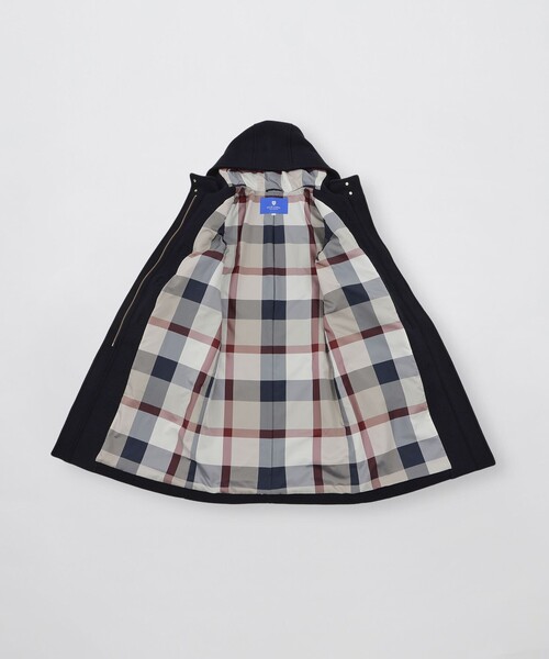 BLUE LABEL CRESTBRIDGE（ブルーレーベルクレストブリッジ）の「【一部店舗限定】メルトンダッフルコート（ダッフルコート・レディース・ダークネイビー/オフホワイト・38/36）」の13枚目の写真