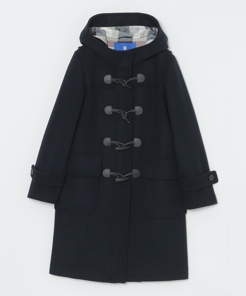 BLUE LABEL CRESTBRIDGE（ブルーレーベルクレストブリッジ）の「【一部店舗限定】メルトンダッフルコート（ダッフルコート・レディース・ダークネイビー/オフホワイト・38/36）」の14枚目の写真