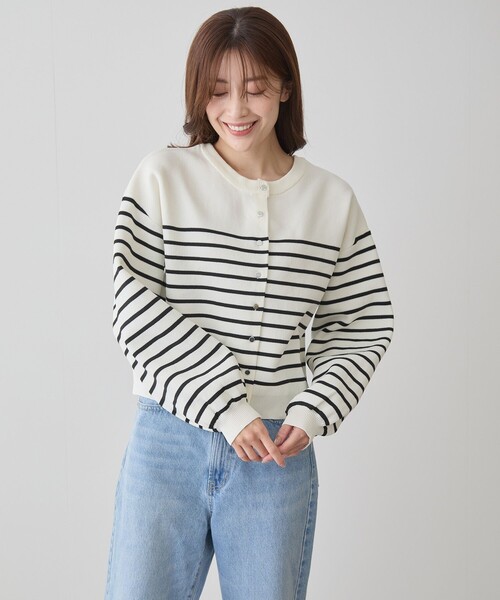 Jayro(ジャイロ)の「スポンディッシュカーディガン(カーディガン/ボレロ・レディース・ブラック系その他/スミクロ/ブラック/ブルー系その他3・M)」の9枚目の写真