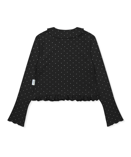 RuNaKi'Hu'(ルナキフ)の「WXT072 ユキドットPKロングスリーブ(ブラック)(Tシャツ/カットソー・レディース・その他・1/2)」の6枚目の写真