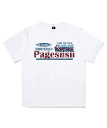 ヴィンテージブランクプリント半袖Tシャツホワイト