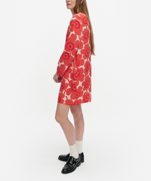 marimekko（マリメッコ）の「Kouttaus Unikko / Dress（ワンピース・レディース・レッド・36/34/40/38）」の2枚目の写真