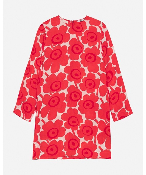 marimekko（マリメッコ）の「Kouttaus Unikko / Dress（ワンピース・レディース・レッド・36/34/40/38）」の5枚目の写真