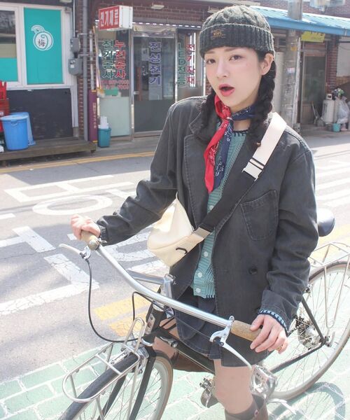 PENFIELD(ペンフィールド)の「フラワーパターンロングスリーブニットカーディガンブルー_FR2KJ04U(カーディガン/ボレロ・レディース・ブルー・SMALL/MEDIUM)」の8枚目の写真