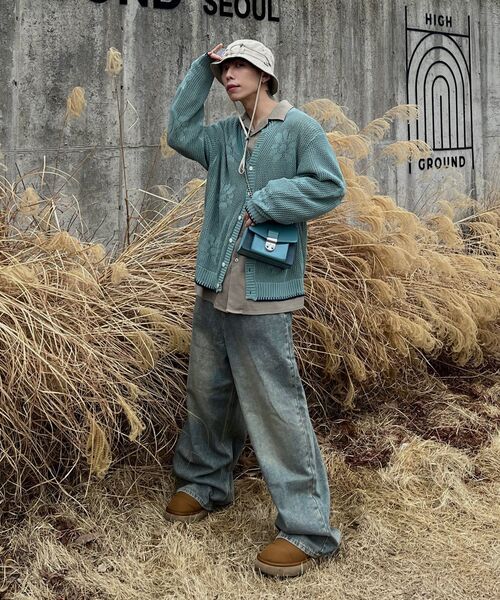 PENFIELD(ペンフィールド)の「フラワーパターンロングスリーブニットカーディガンブルー_FR2KJ04U(カーディガン/ボレロ・レディース・ブルー・SMALL/MEDIUM)」の11枚目の写真