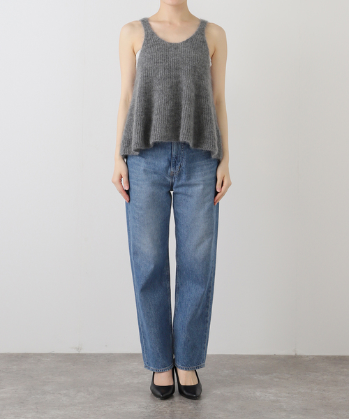 WEB限定/追加》モヘヤミックスフレアタンク（ベスト）｜IENA（イエナ