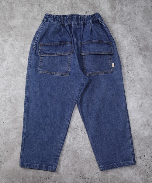 DILASH（ディラッシュ）の「フロントポケットワイドデニム（デニムパンツ・キッズ・ネイビー/ブルー・100/110/120/130/140）」の2枚目の写真