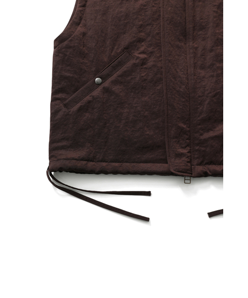 HORLISUN（ホーリーサン）の「Cooper Crease Nylon Vest Burgundy Brown（ベスト・レディース・その他・LARGE/MEDIUM/SMALL）」の4枚目の写真