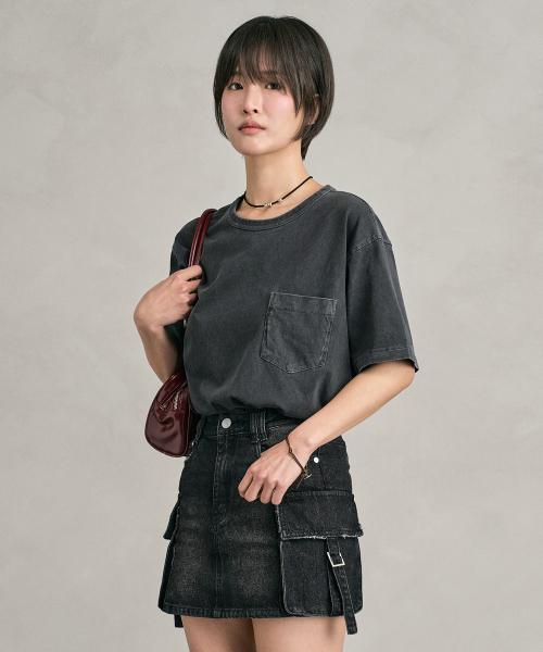 DECET(デケト)の「Pigment Pocket T-Shirt DCTS001DGray(Tシャツ/カットソー・メンズ・その他・SMALL/LARGE/MEDIUM)」の3枚目の写真