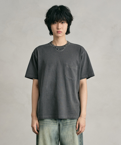 DECET(デケト)の「Pigment Pocket T-Shirt DCTS001DGray(Tシャツ/カットソー・メンズ・その他・SMALL/LARGE/MEDIUM)」の5枚目の写真