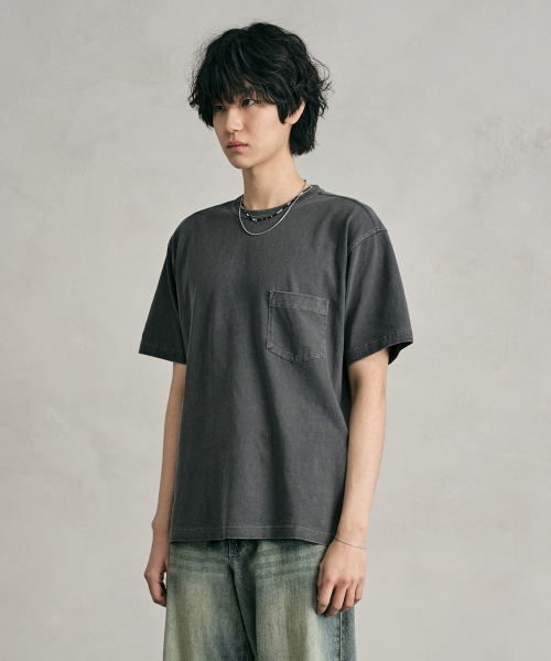 DECET(デケト)の「Pigment Pocket T-Shirt DCTS001DGray(Tシャツ/カットソー・メンズ・その他・SMALL/LARGE/MEDIUM)」の6枚目の写真